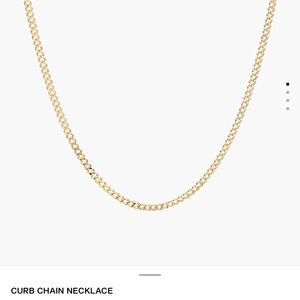 Mejuri Gold Curb Chain Necklace